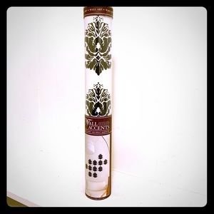 Designer Wall Accent Damask print adhesive